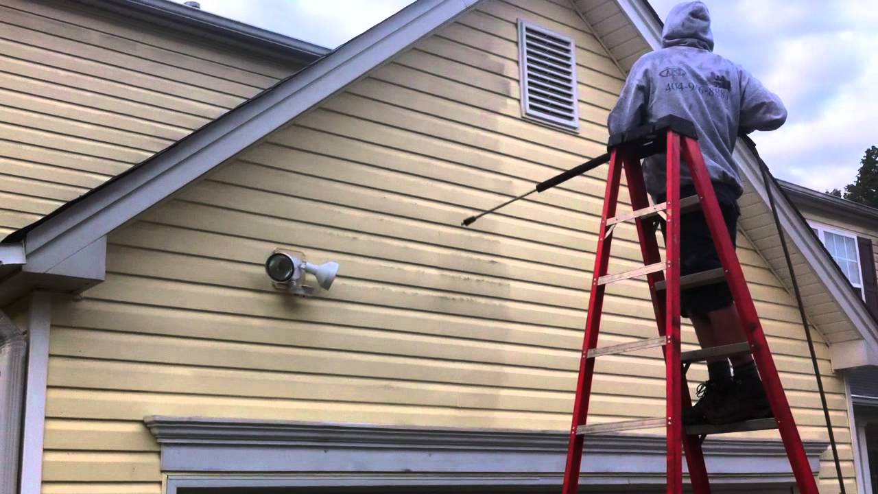 Professional exterior cleaning experience